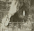 from the installation Hinc Illae Lacrimae - close up detail of the grotto at Lourdes