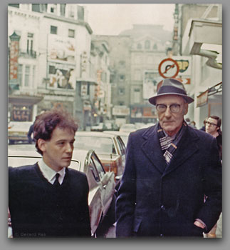 Gerard Pas and William Burroughs - click to enlarge