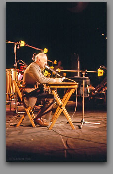 William Burroughs reading 1979  - click to enlarge