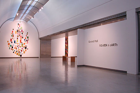 The exhibition "hEaVEN n eARTh" in the Ivey Gallery, LRAHM