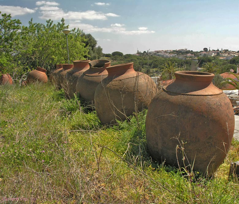 Urns in Porches, Algarve, Portugal - click to enlarge image