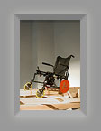 Portrait of Chuck Close by Gerard Pas 2001 | side view - click for enlargement.