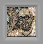 See Gerard's other portrait of Chuck Close in the Friends Gallery - click here