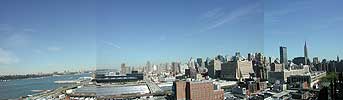 NYC looking up the west side to mid-town from Chelsea.